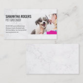 Animal Groomer | Hunde wachsen Terminkarte (Vorne/Hinten)