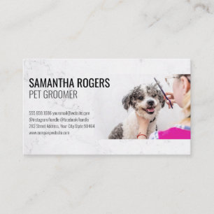 Animal Groomer Hunde wachsen Terminkarte