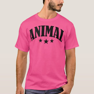 ANIMAL Gym Fitness Workout Bodybuilding Motivation T-Shirt