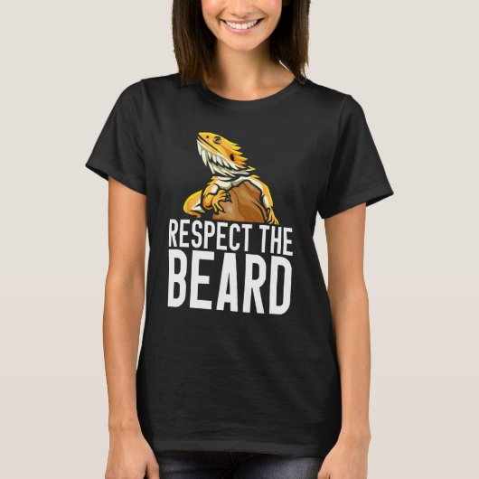 Animal Iguana Gecko Lizard Pet Owner Respect The T-Shirt (Vorderseite)
