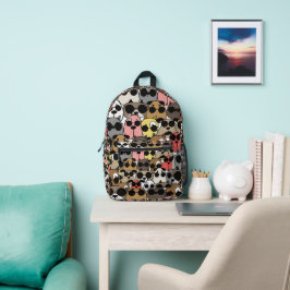 Animal Illustration Bedruckter Rucksack