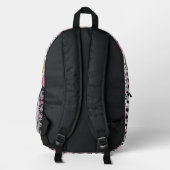 Animal Illustration Bedruckter Rucksack (Rückseite)