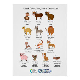 Animal Insults in Jewish Languages Poster