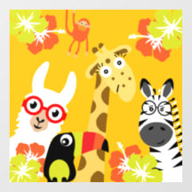 Animal Jungle Safari Wohngestaltung