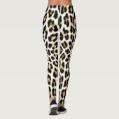 Animal Leopard Cheetah Print Muster Leggings (Rückseite)
