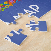 Animal Letters World Map Alphabet Jigsaw Puzzle (Seite)