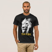 Animal Lion Face Mens Bella+Leinwände Short Sleeve T-Shirt (Vorne ganz)