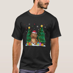 Animal Lover Bartded Dragon Weihnachtsmannmütze Ug T-Shirt