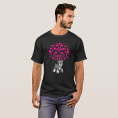 Animal Lover Dog Lover Heart Pet Owner Heart Tree T-Shirt (Vorne ganz)