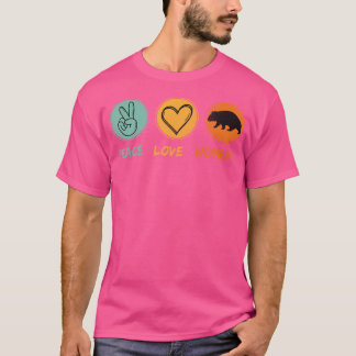 Animal Lover Funny Wombat T-Shirt