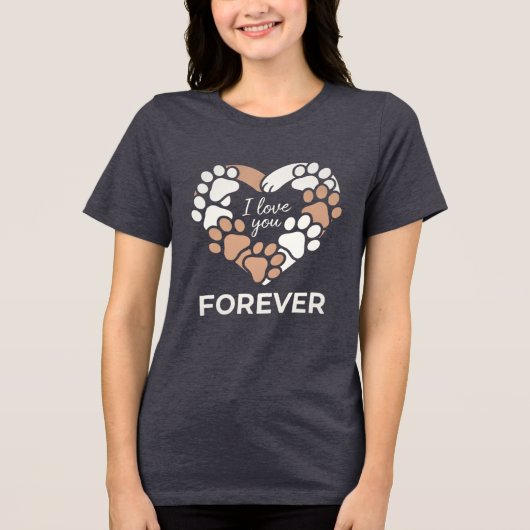 Animal Lover Gift 2026 Tri-Blend Shirt (Vorderseite)