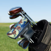 Animal Lover Giraffe Trendy Golf Headcover (In Situ)