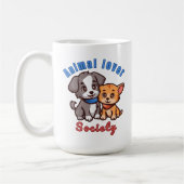 Animal lover society for animal lover kaffeetasse (Links)