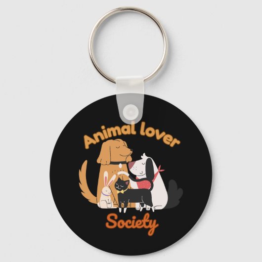Animal Lover Society for Pet lover Schlüsselanhänger (Vorderseite)