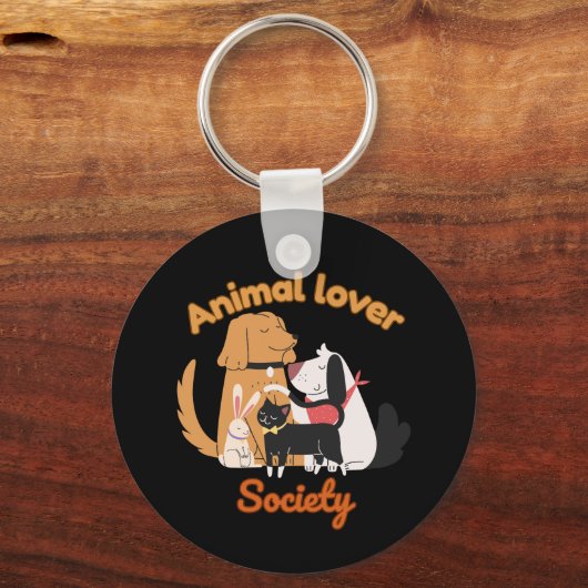 Animal Lover Society for Pet lover Schlüsselanhänger (Vorderseite)
