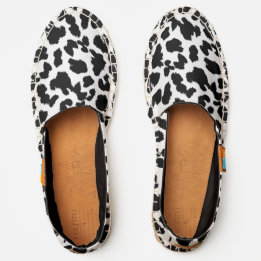 Animal Lovers Imitate Leopard Black Print on WHITE