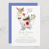 Animal Magic Tea Party Baby Dusche inkl. Briefumsc (Vorne/Hinten)