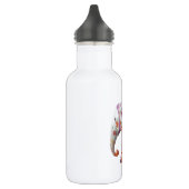 Animal Pattern Africa Peace Blume Reben Edelstahlflasche (Links)
