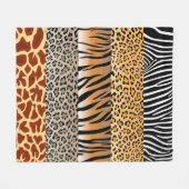 animal patterns|Giraffe Blanket and Comforter| Fleecedecke (Vorderseite (Horizontal))
