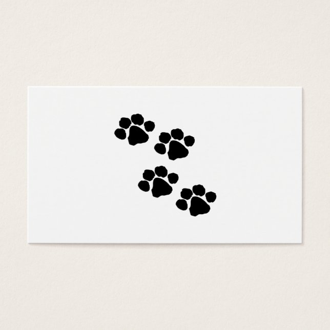 Animal Paw Prints (Vorderseite)