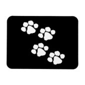 Animal Paw Prints Magnet (Horizontal)