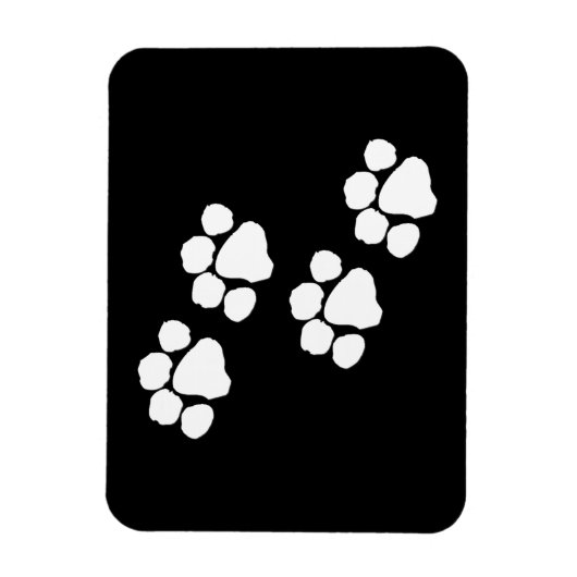Animal Paw Prints Magnet (Vertikal)