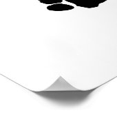 Animal Paw Prints Poster (Ecke)