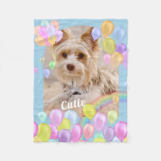 Animal Pet Balloon Fleecedecke (Vorderseite)