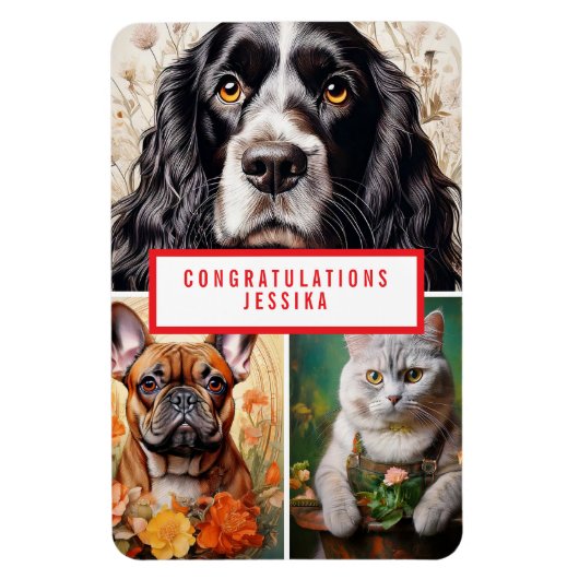 Animal Pet Photography Magnet (Vertikal)
