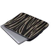 Animal Print 13" Elektronik Bag Laptopschutzhülle (Vorne Knopf)