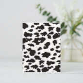 Animal Print 3 Postkarte (Stehend Vorderseite)
