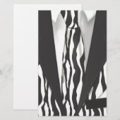 Animal Print Anzug Briefpapier (Vorne/Hinten)