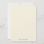 Animal Print Birthday Party Einladung (Schokolade) (Rückseite)