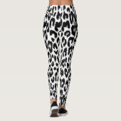 Animal print blanco y negro leggings (Rückseite)
