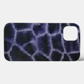 Animal Print Blue Case-Mate iPhone Hülle (Rückseite (Horizontal))