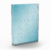 Animal Print Blue Glitzer Glam Fotoblock (Links)