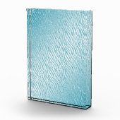 Animal Print Blue Glitzer Glam Fotoblock (Rechts)