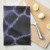 Animal Print Blue Handtuch (Viertel Falte)