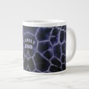 Animal Print Blue Jumbo-Tasse