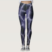 Animal Print Blue Leggings (Vorderseite)