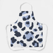 Animal Print Blue Schürze (Vorderseite)