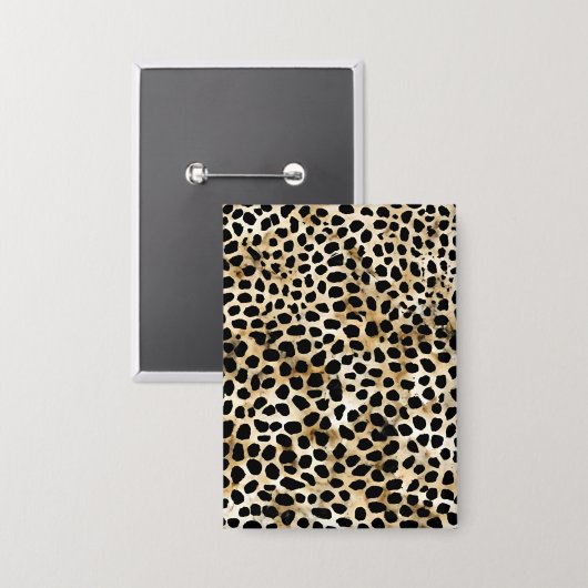 Animal Print - Button (Vorderseite/Rückseite)