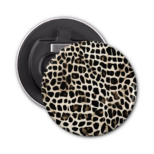 Animal Print - Button Flaschenöffner (Vorderseite)