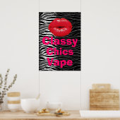 Animal Print Class Chics Vape Premium Poster (Küche)