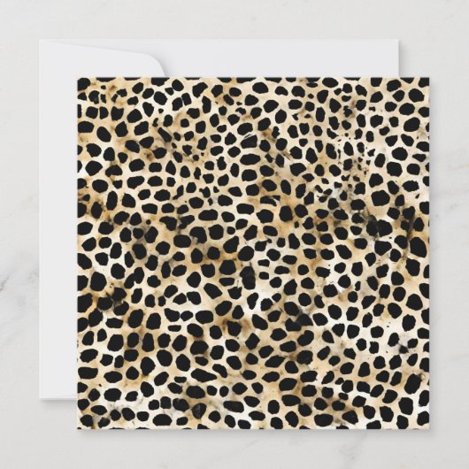 Animal Print - Flat Card (Vorderseite)