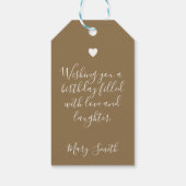 Animal Print - Gift Tags Geschenkanhänger (Rückseite)