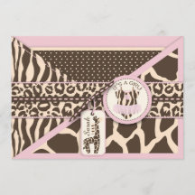 Animal Print Giraffe und Tutu Jumper Baby Shower