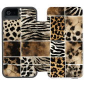 Animal Print - iPhone Wallet Case Incipio iPhone Geldbeutel-Hülle (Folio Geöffnet)