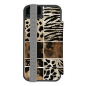 Animal Print - iPhone Wallet Case Incipio iPhone Geldbeutel-Hülle (Folio Rückseite)