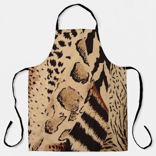 Animal Print Kitchen Schürze (Vorderseite)
